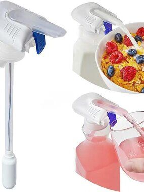 Automatic Beverage Dispenser with Straw and Spout(1 Pack)